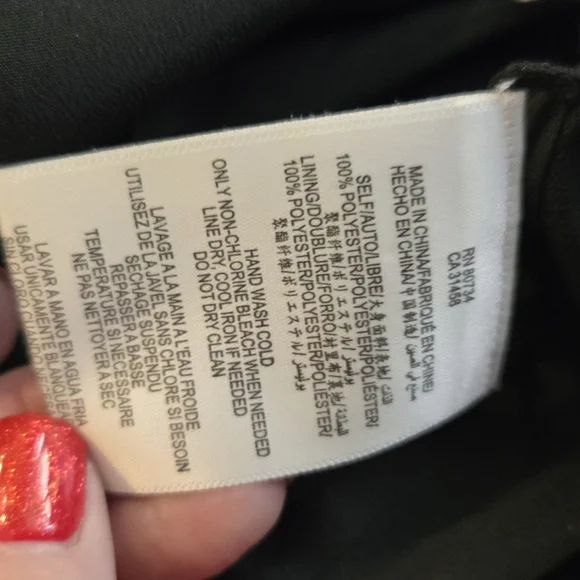 BCBGMaxAzria Gunmetal Floral One Shoulder Dress - Picture 13 of 13